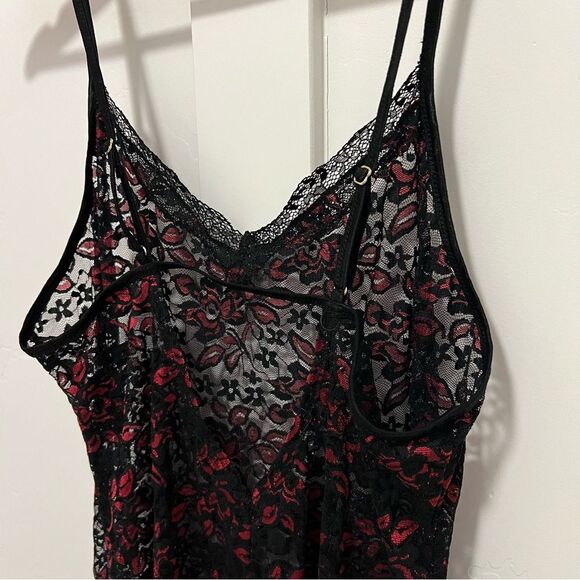 Valentines Day Y2K 00’s Vintage Feel Lace Chemise - Sz Large - Picture 7 of 9